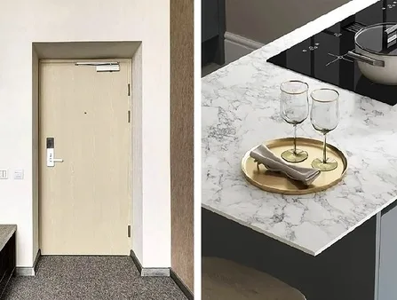 door and table laminate